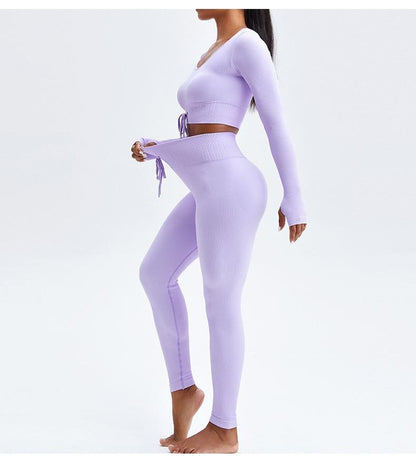 Asana Geribbelde Shape Leggings