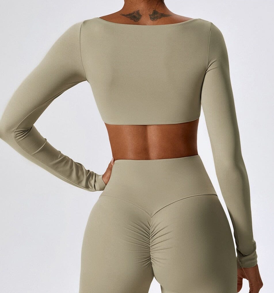 Venture Long Sleeve Crop Top