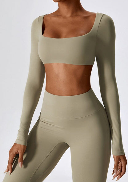 Venture Long Sleeve Crop Top