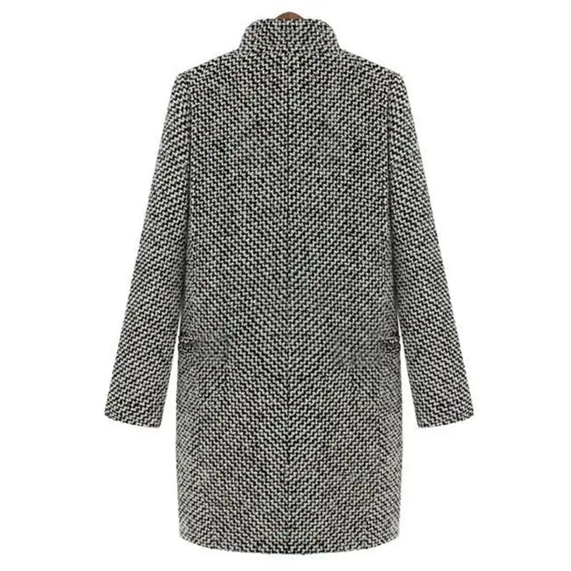 Clara Chic Houndstooth Winterjas