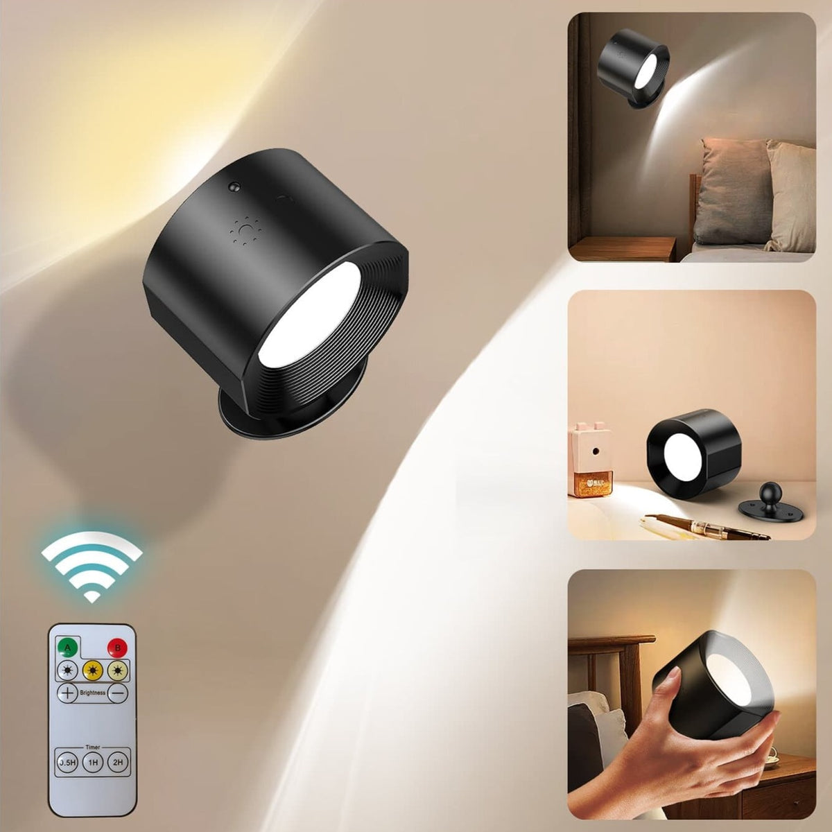 Magnetische LED Wandlamp